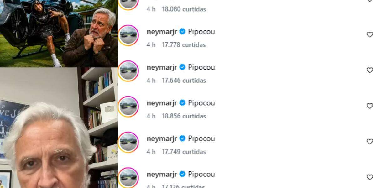 O craque respondeu o jornalista