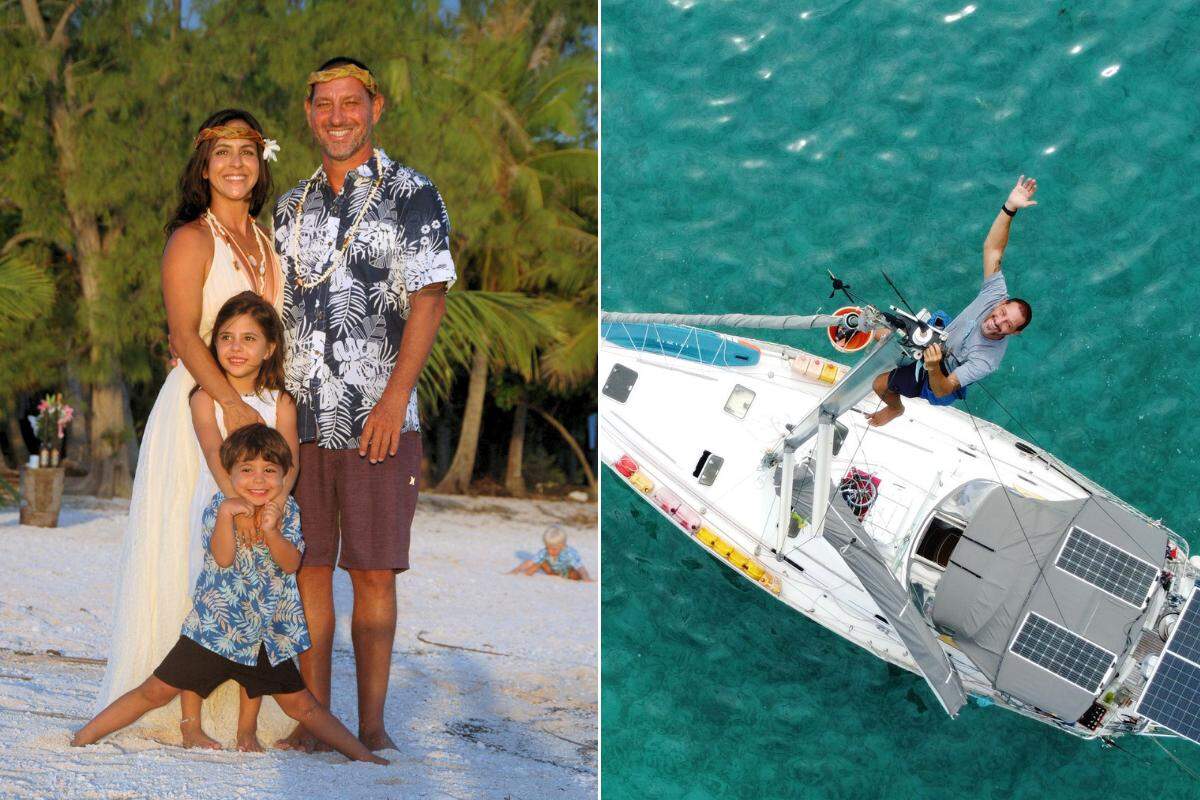Atualmente a família está nas Ilhas Fiji, Oceano Pacífico Sul, na Oceania. depois de ter atravessado o Caribe e vários outros 'paraísos'