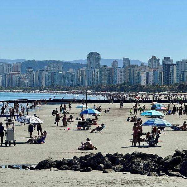 A onda de calor intenso deve durar até quarta (30); início de outubro promete ser com chuva e temperaturas mais baixas na Baixada Santista e pelo Brasil