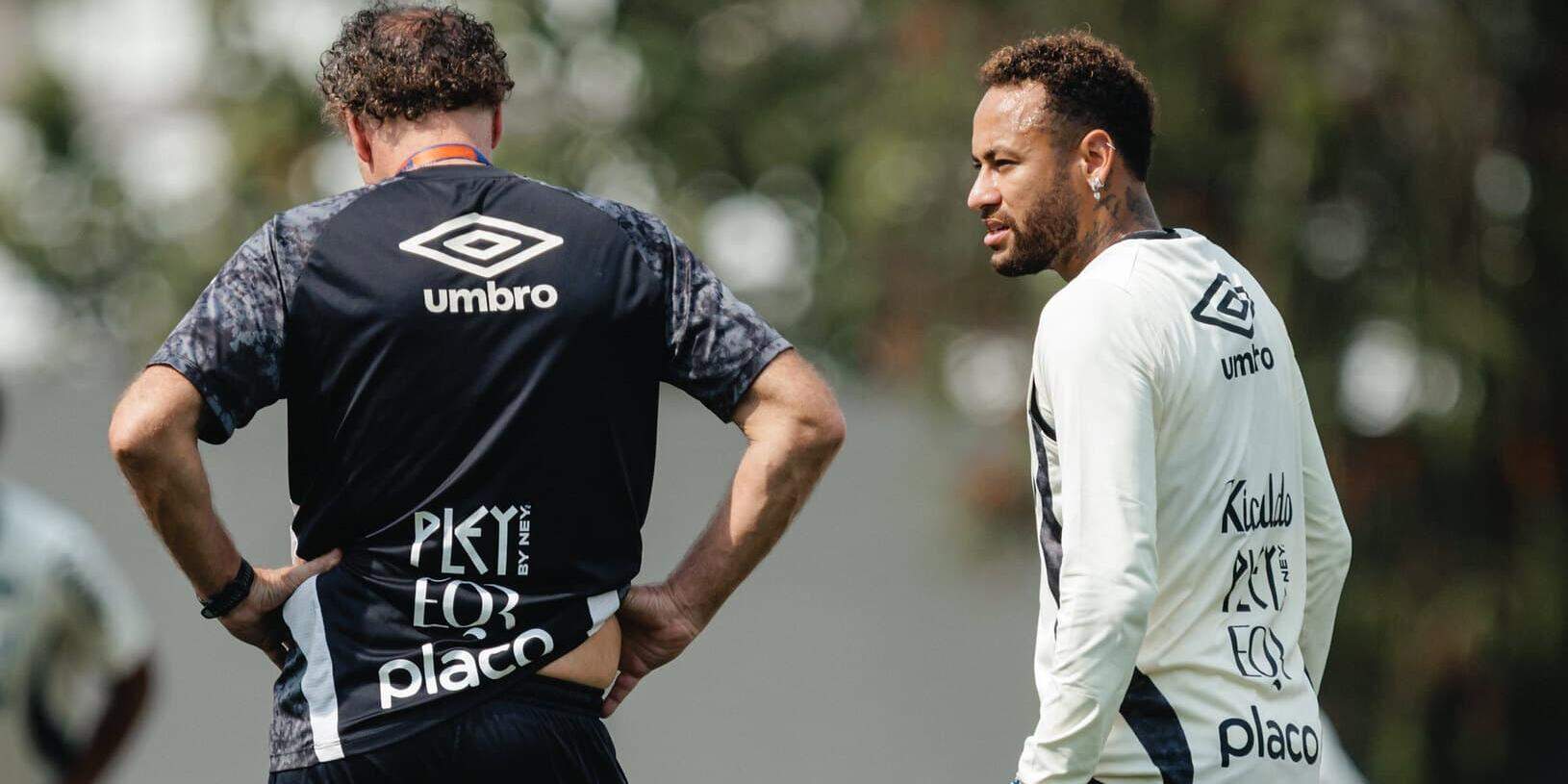 Neymar volta ao Santos, do técnico Cuca, que tenta evitar nova crise com vitória sobre o rival em Itaquera