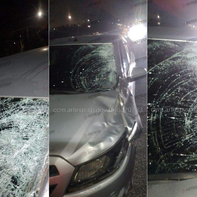 Por conta do acidente, houve bloqueio da faixa 1 da Via, sem provocar congestionamento