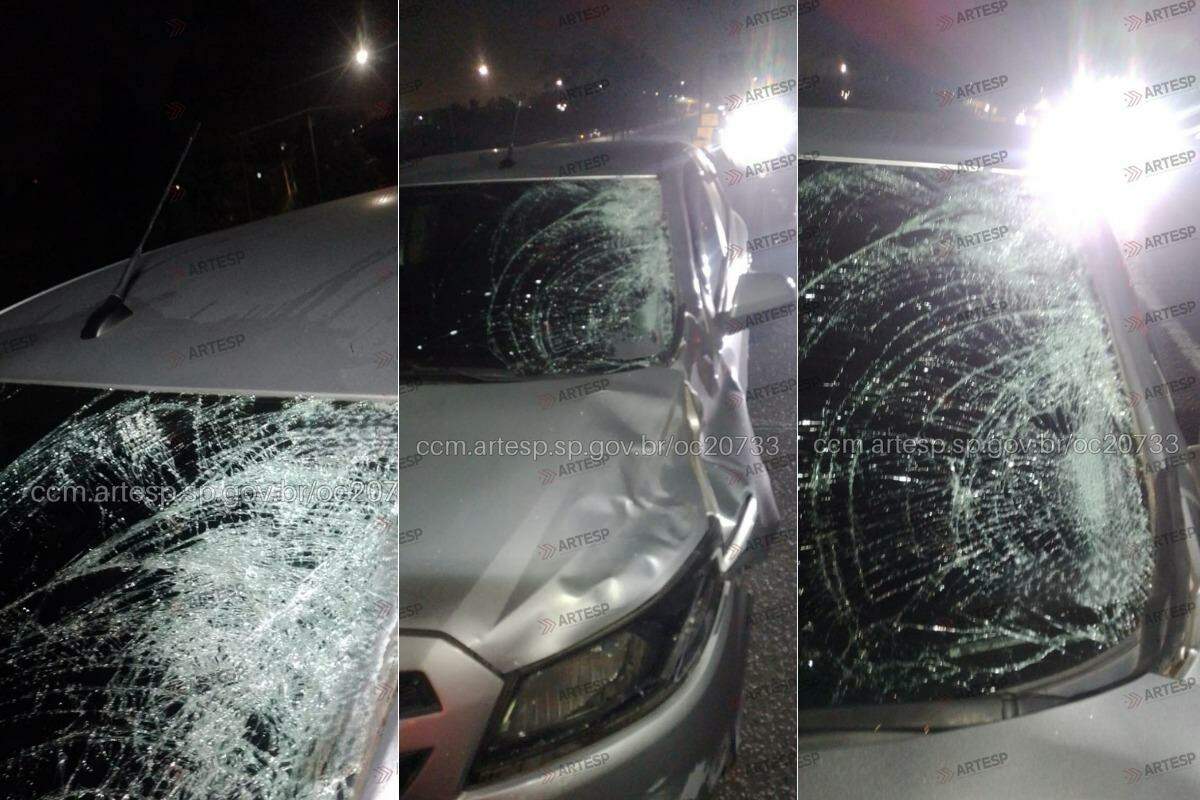 Por conta do acidente, houve bloqueio da faixa 1 da Via, sem provocar congestionamento