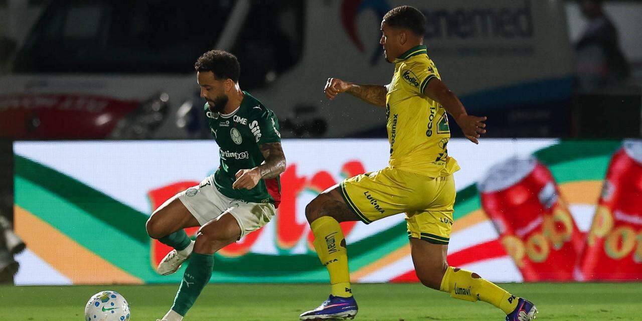 Palmeiras decepciona, empata com o Mirassol e vê Flamengo mais perto no Brasileirão