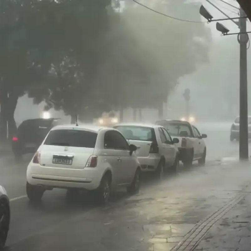 Seis cidades entram em situação de emergência após granizo e chuvas intensas