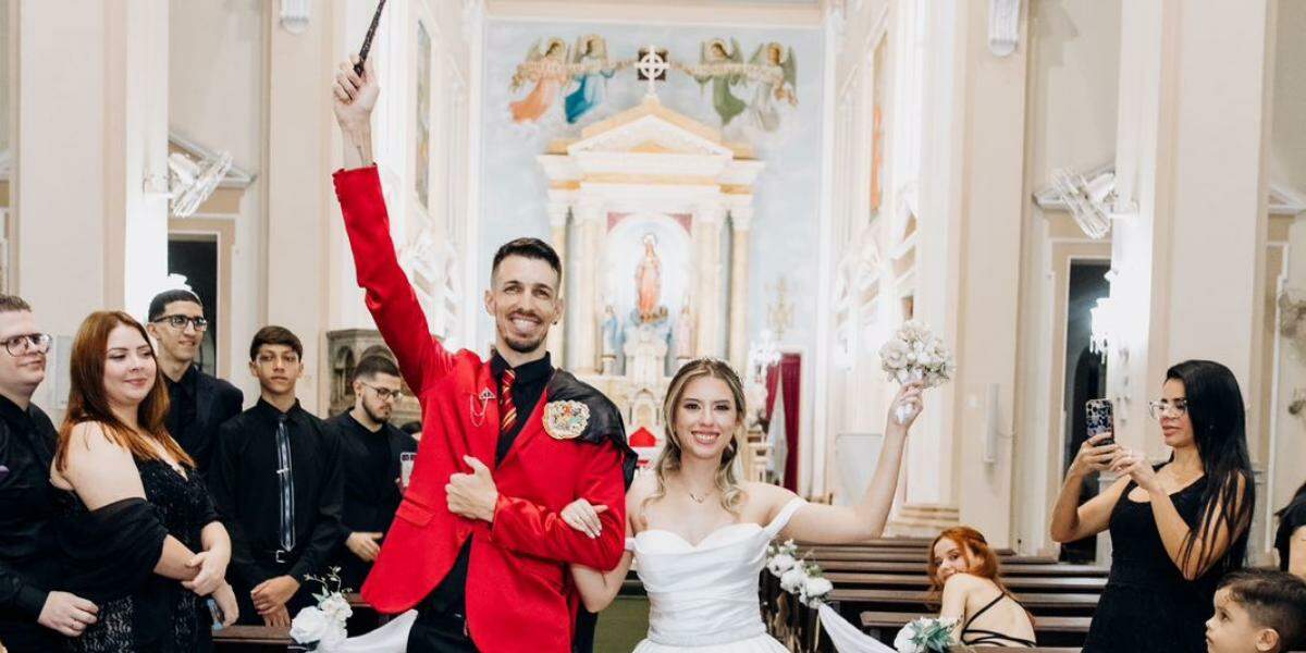 Casamento de Demerson e Milenna teve Harry Potter como tema