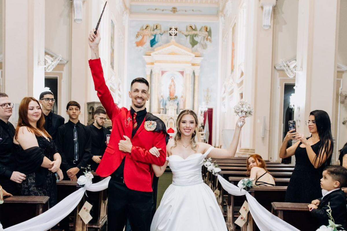 Casamento de Demerson e Milenna teve Harry Potter como tema