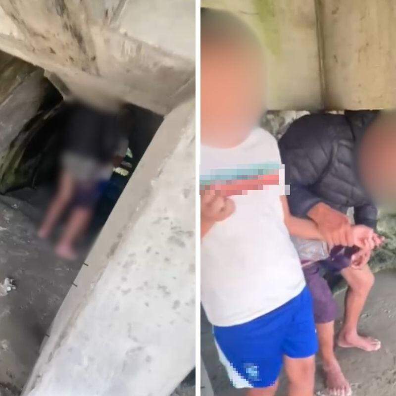 Acusado foi visto ao lado da criança de baixo de deck da praia da Enseada, em Guarujá