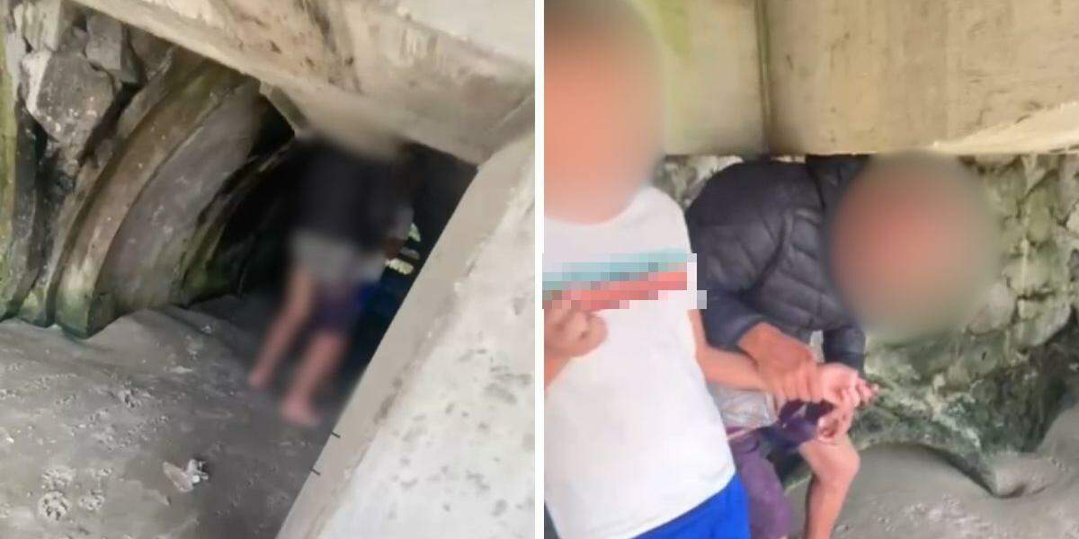 Acusado foi visto ao lado da criança de baixo de deck da praia da Enseada, em Guarujá