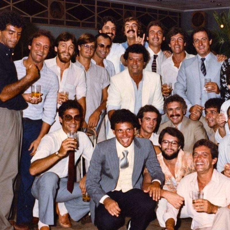 Turma do Canal 3 se reúne no casamento de Heraldo e Gisele, em 12 de janeiro de 1983