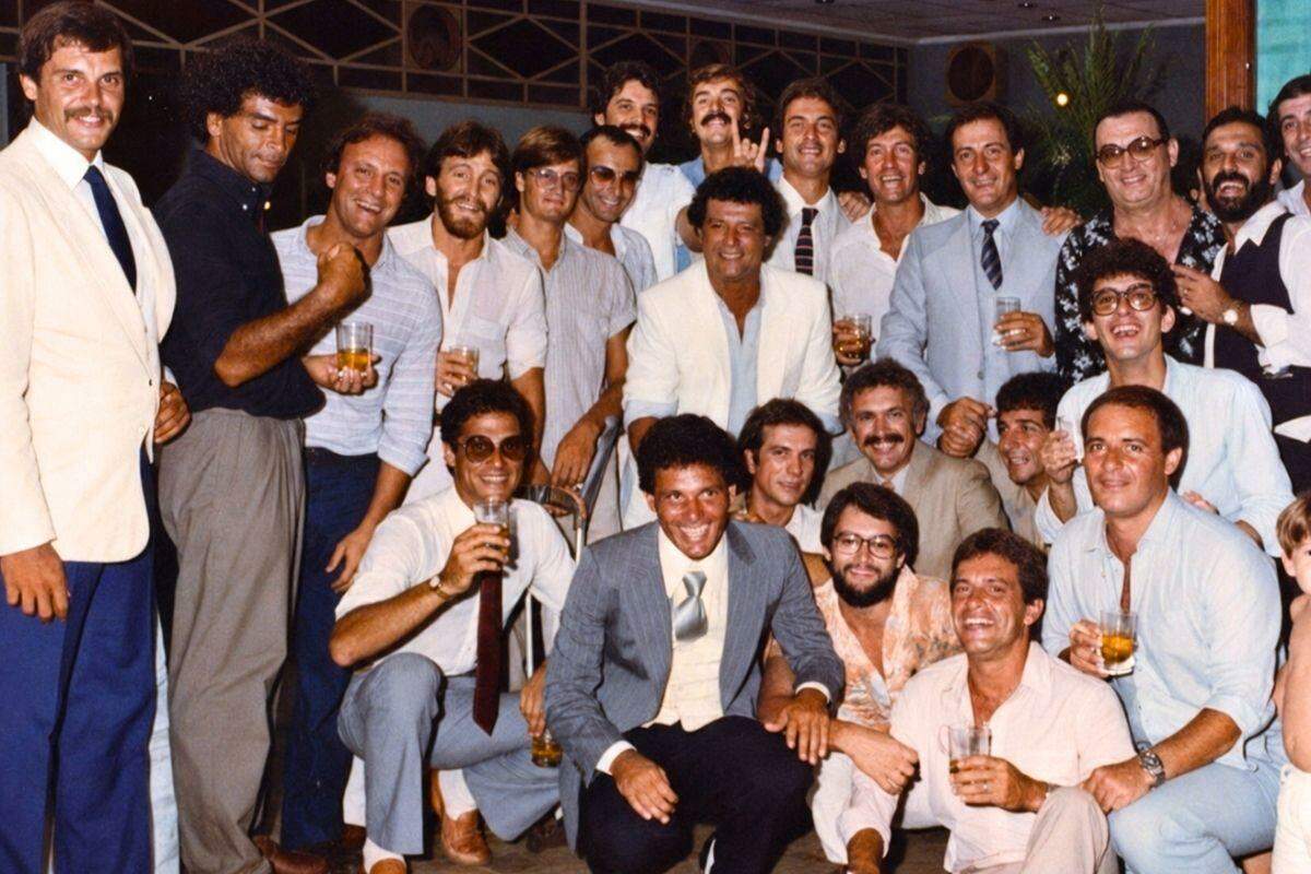 Turma do Canal 3 se reúne no casamento de Heraldo e Gisele, em 12 de janeiro de 1983