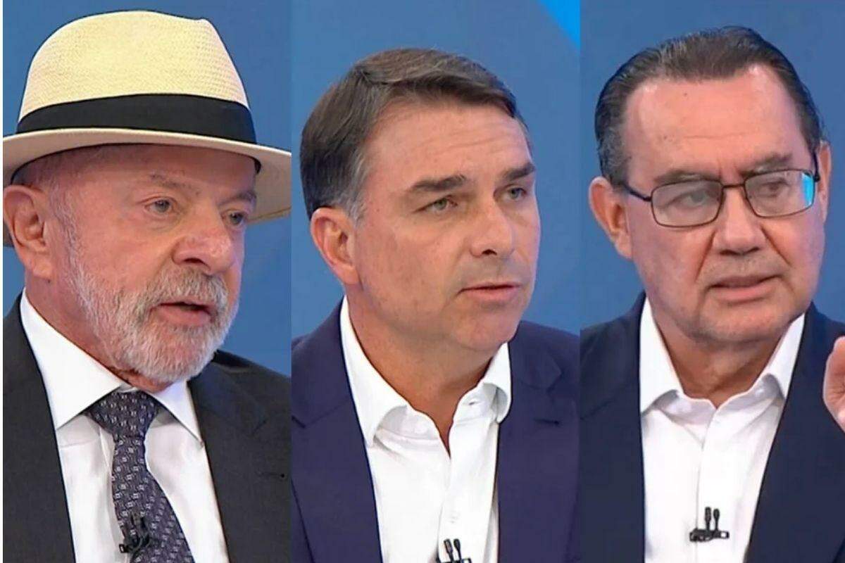 Real Time Big Data: Lula tem 38% dos votos totais no 1º turno; Flávio marca 30% e Cury, 11%