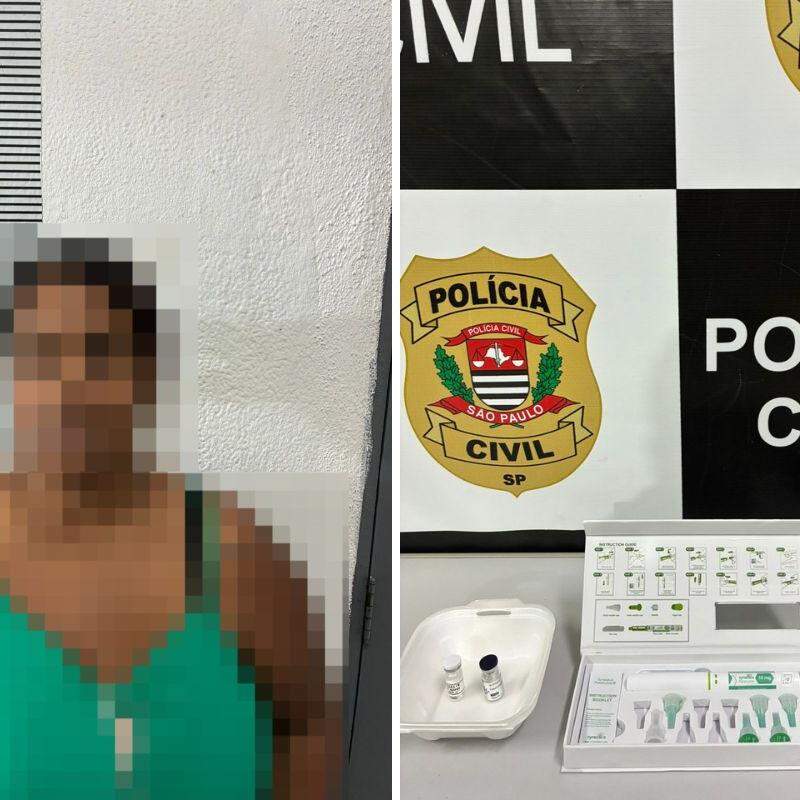 Mulher de 31 anos foi presa no bairro Vila Esperança, em Cubatão
