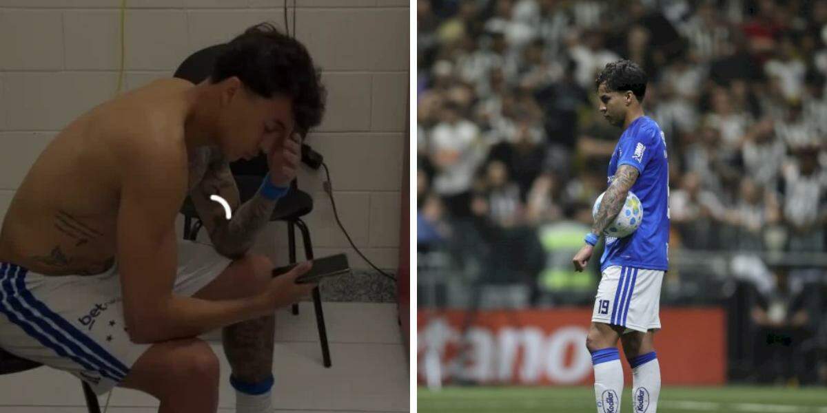 Alexsander invade sala de antidoping e provoca Kaio Jorge após clássico: 'Pai tá aqui,b...'