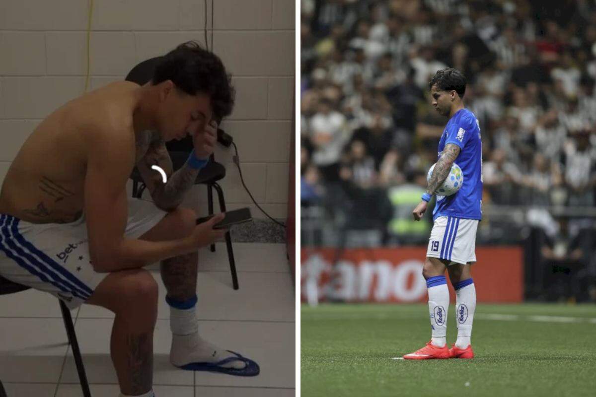 Alexsander invade sala de antidoping e provoca Kaio Jorge após clássico: 'Pai tá aqui,b...'
