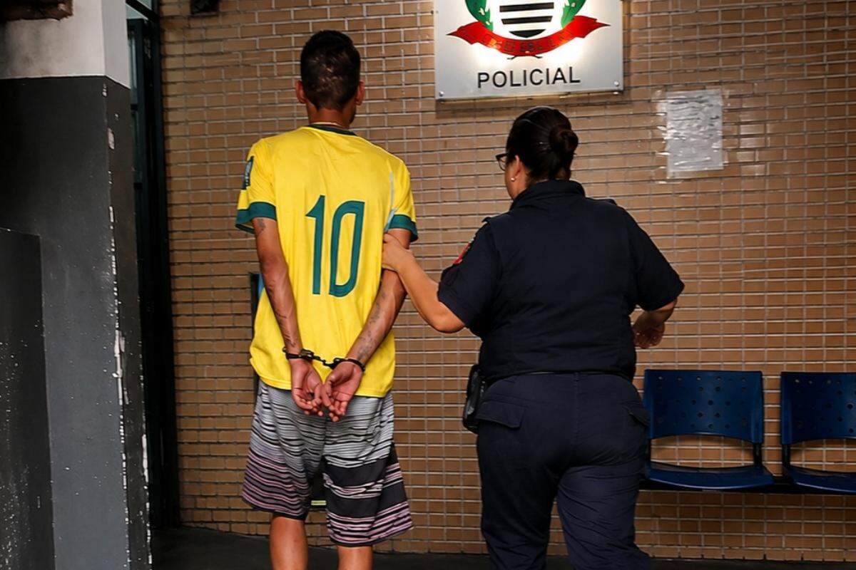 Homem foi capturado pela GCM e conduzido à delegacia em São Vicente