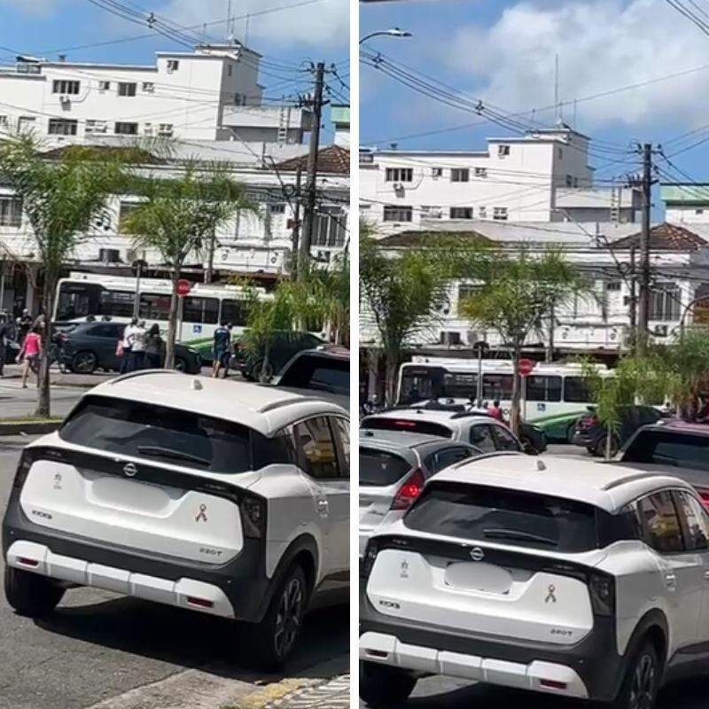 Acidente aconteceu entre a Avenida Pedro Lessa e a Rua Benjamin Constant
