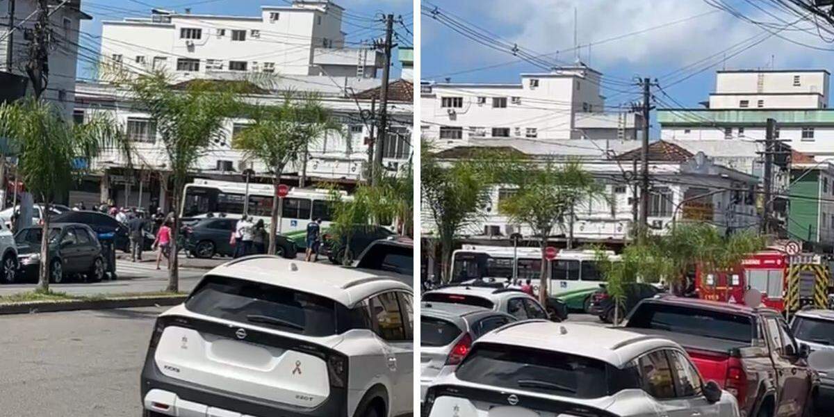 Acidente aconteceu entre a Avenida Pedro Lessa e a Rua Benjamin Constant