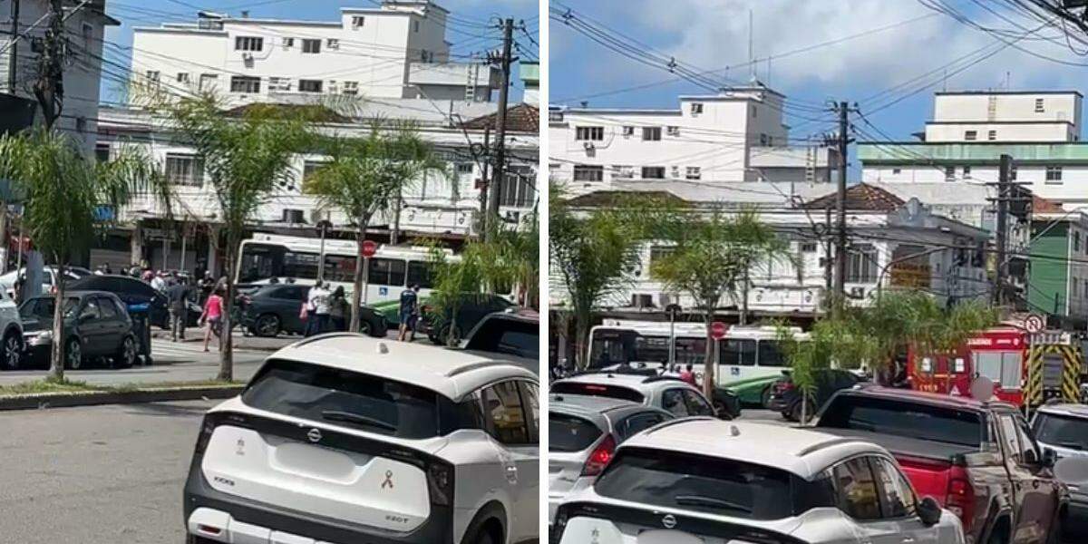 Acidente aconteceu entre a Avenida Pedro Lessa e a Rua Benjamin Constant