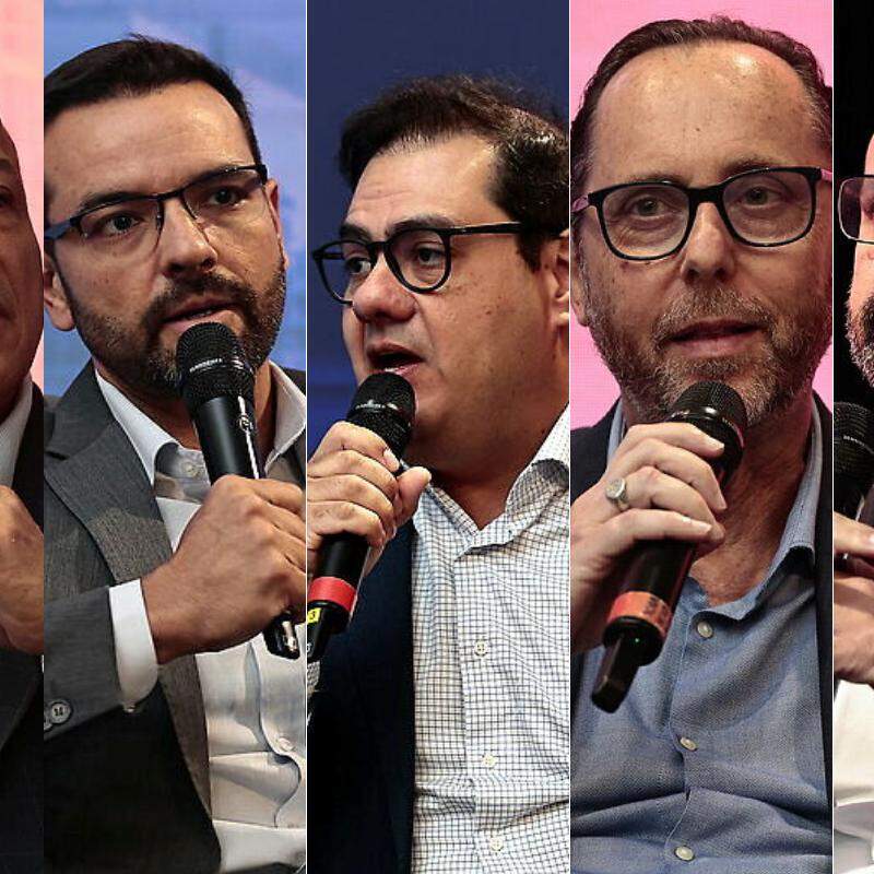 From left to right: Beto Mendes, Bruno Stupello, Henrique Araújo, Marcelo Schmitt and Rodrigo Casado