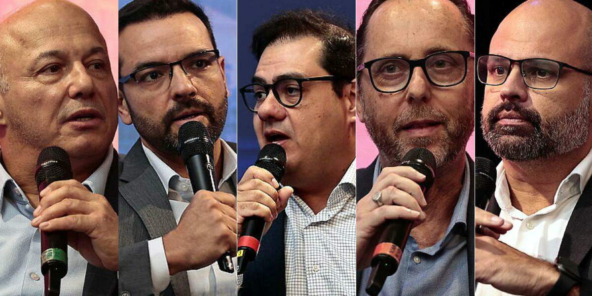 From left to right: Beto Mendes, Bruno Stupello, Henrique Araújo, Marcelo Schmitt and Rodrigo Casado