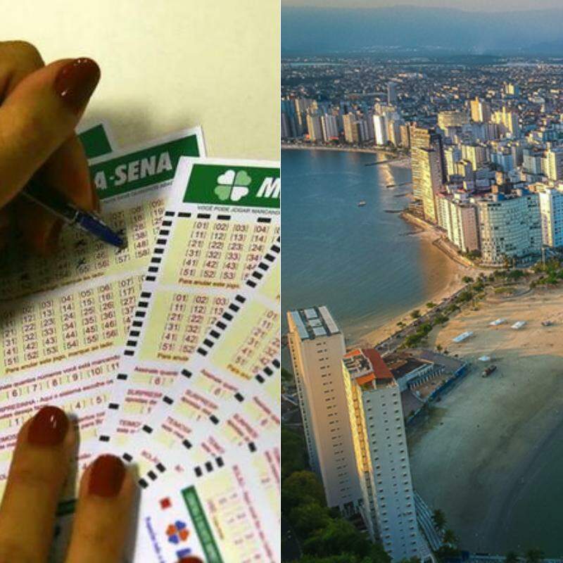 Aposta de São Vicente acertou cinco das seis dezenas na Mega-Sena na noite desta quinta (3)