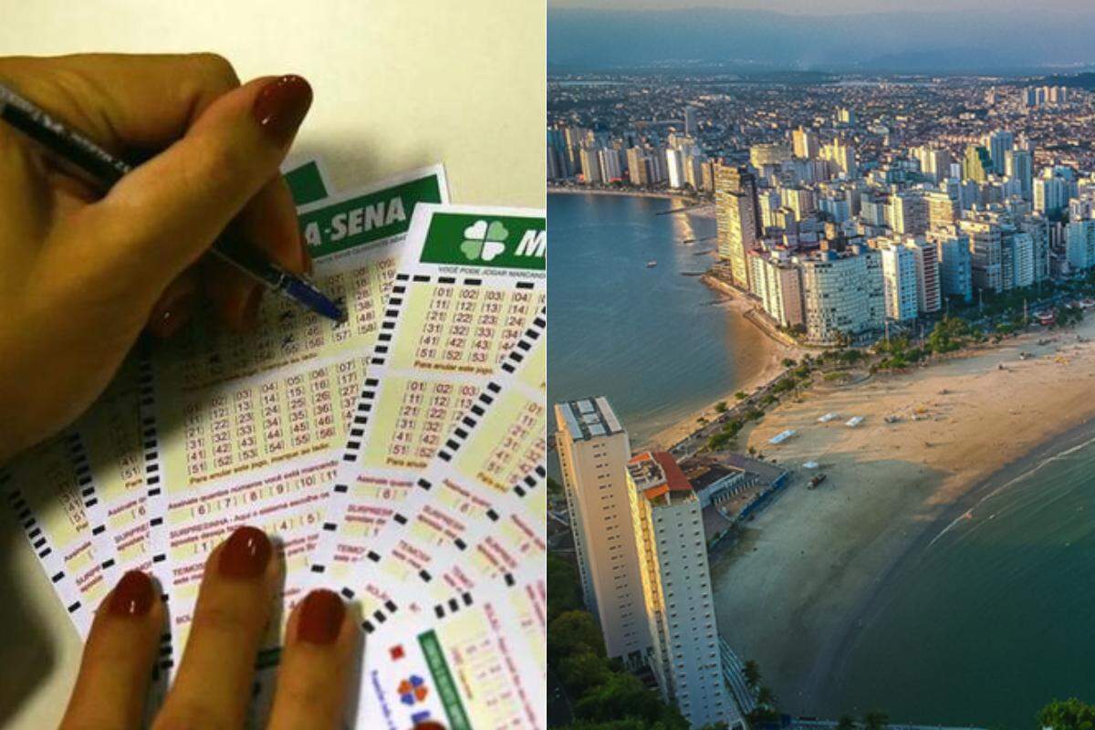 Aposta de São Vicente acertou cinco das seis dezenas na Mega-Sena na noite desta quinta (3)