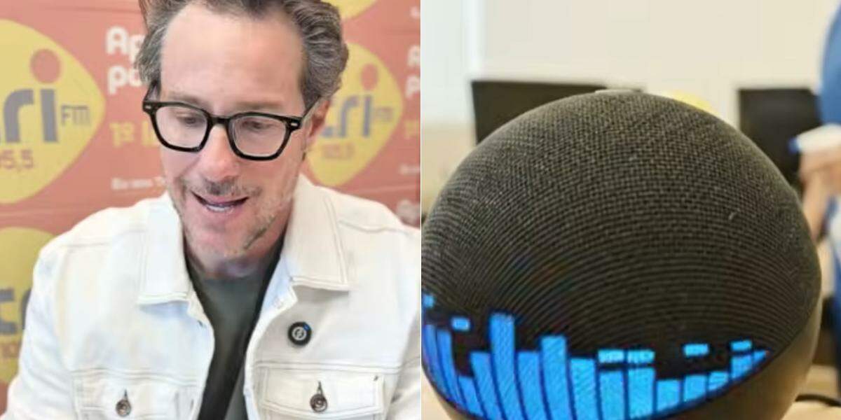 Val Tomazini só queria mostrar como é fácil ouvir a Tri FM pela Alexa. Mas, algo inesperado ocorreu