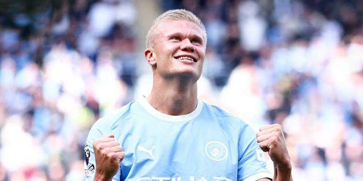 Haaland marcou o gol da vitória do Manchester City por 1 a 0