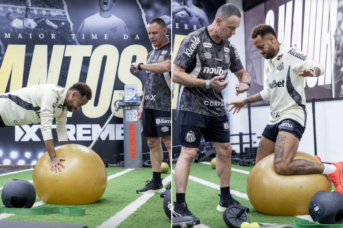 Neymar deve desfalcar o Santos por até dois meses