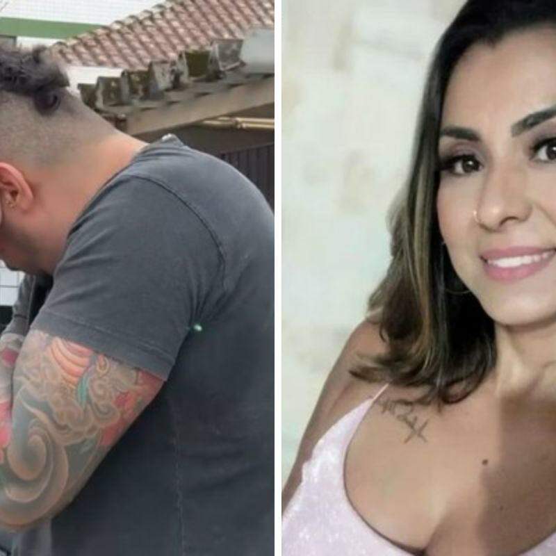 Felipe Alves de Souza Lima está sendo julgado no Fórum de Cubatão pelo feminicídio de Ana Flávia Pereira de Oliveira