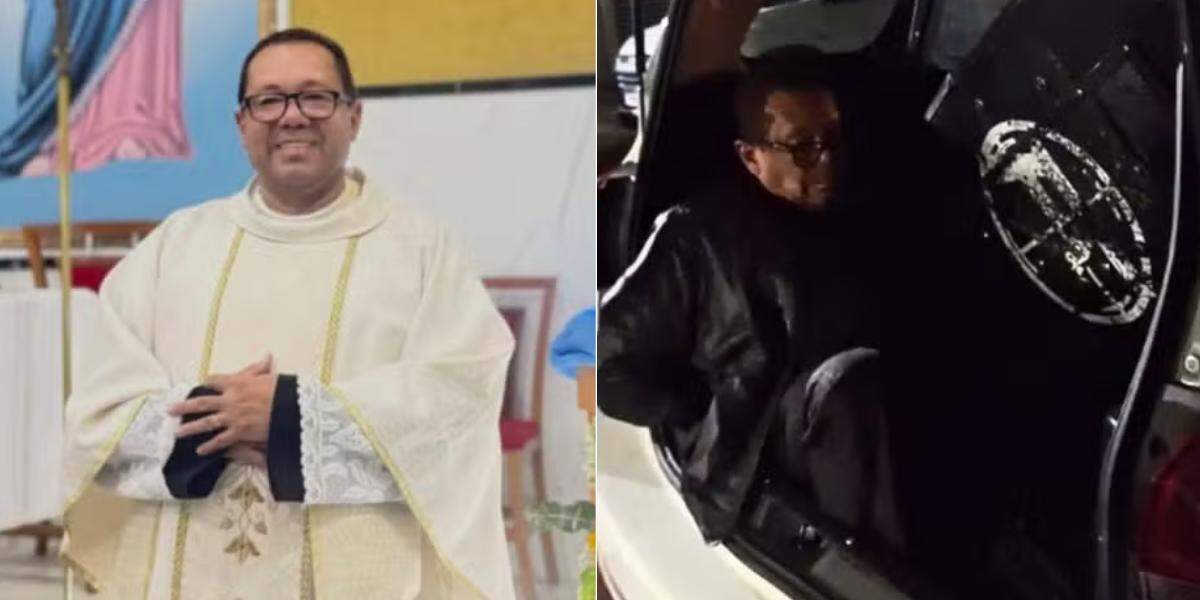 Padre Jucelino de Oliveira, de 58 anos, foi preso no último dia 4 em Praia Grande