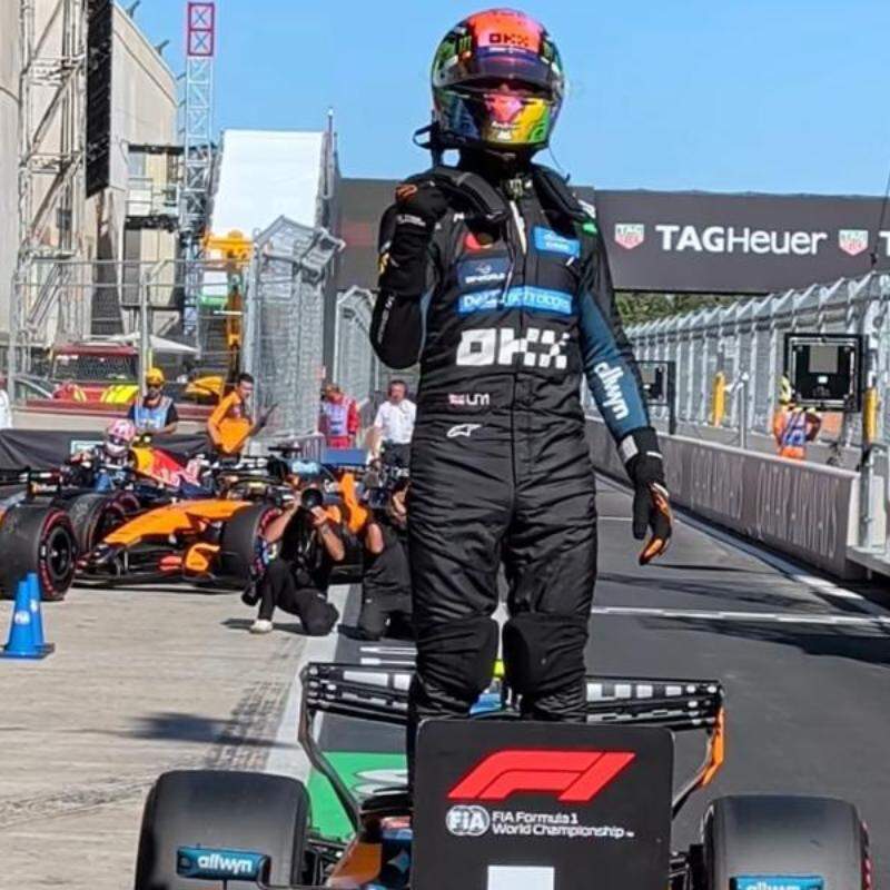 Lando Norris conseguiu a 19ª pole position na carreira na manhã deste sábado (12)