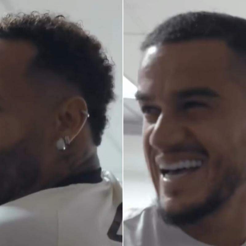Neymar mostrou chegada de Coutinho ao Santos em vídeo nas redes sociais