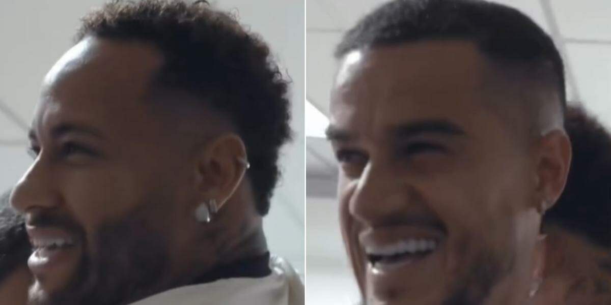 Neymar mostrou chegada de Coutinho ao Santos em vídeo nas redes sociais