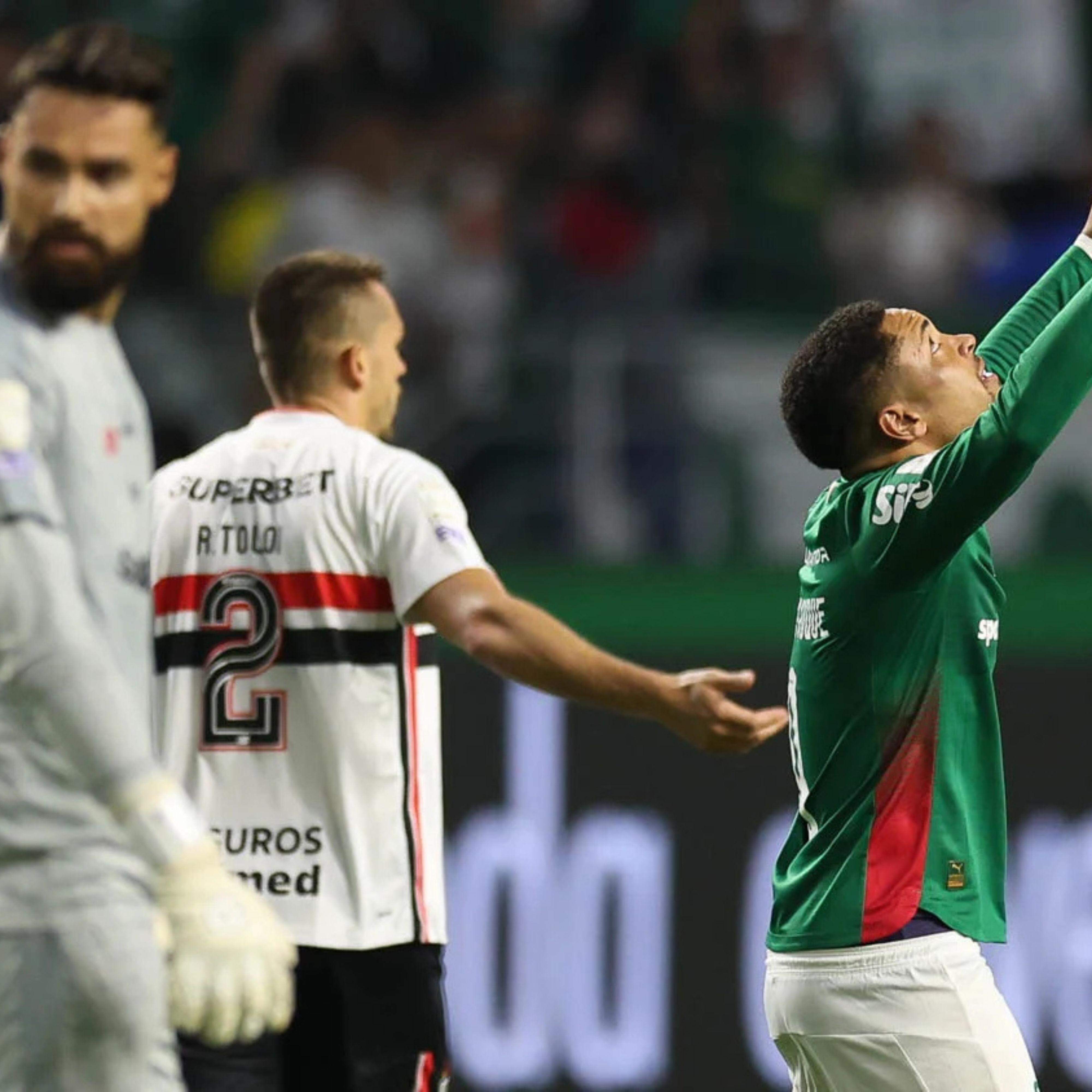 Vitor Roque definiu a vitória palmeirense no clássico e quebrou um jejum de cinco jogos sem gols