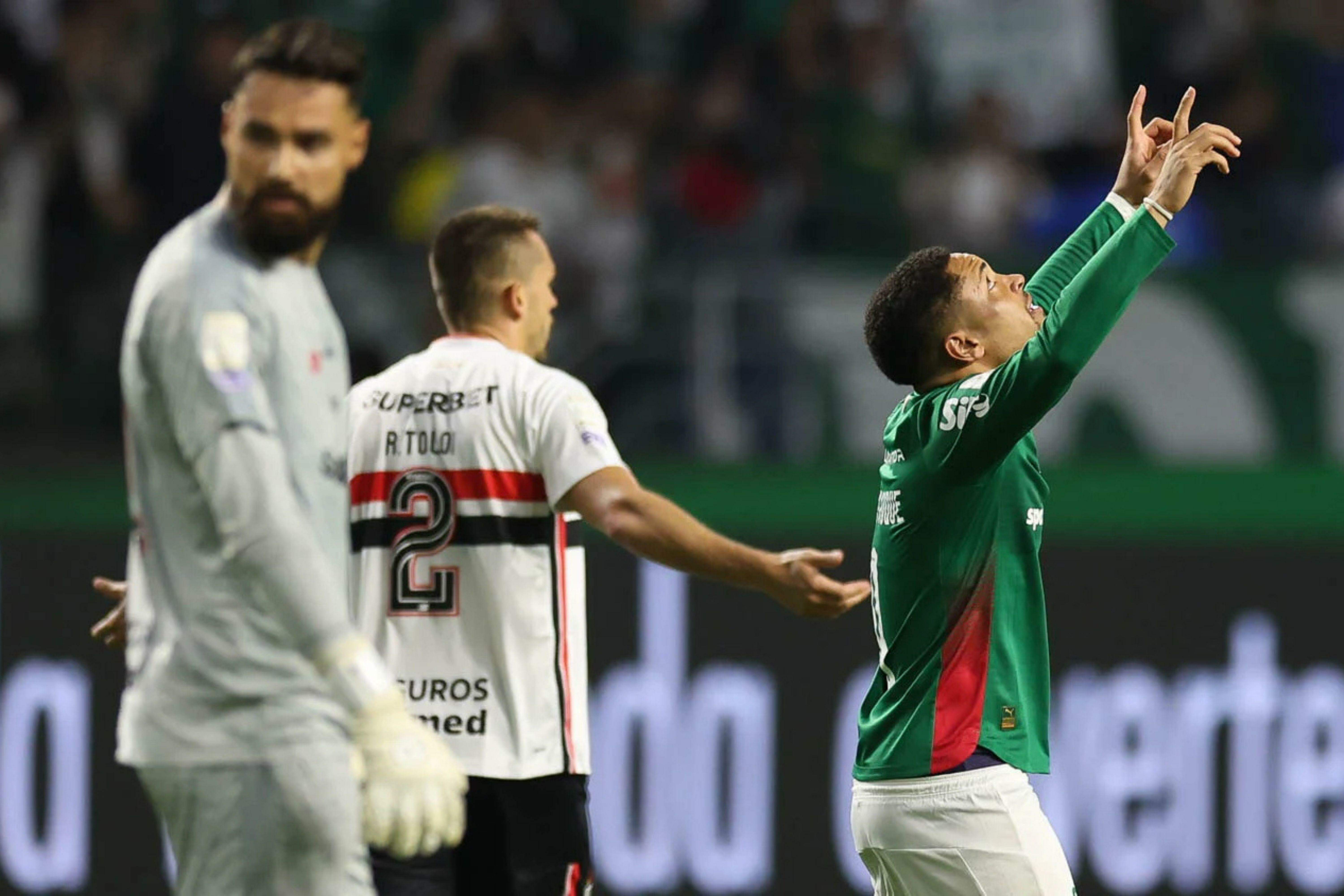 Vitor Roque definiu a vitória palmeirense no clássico e quebrou um jejum de cinco jogos sem gols