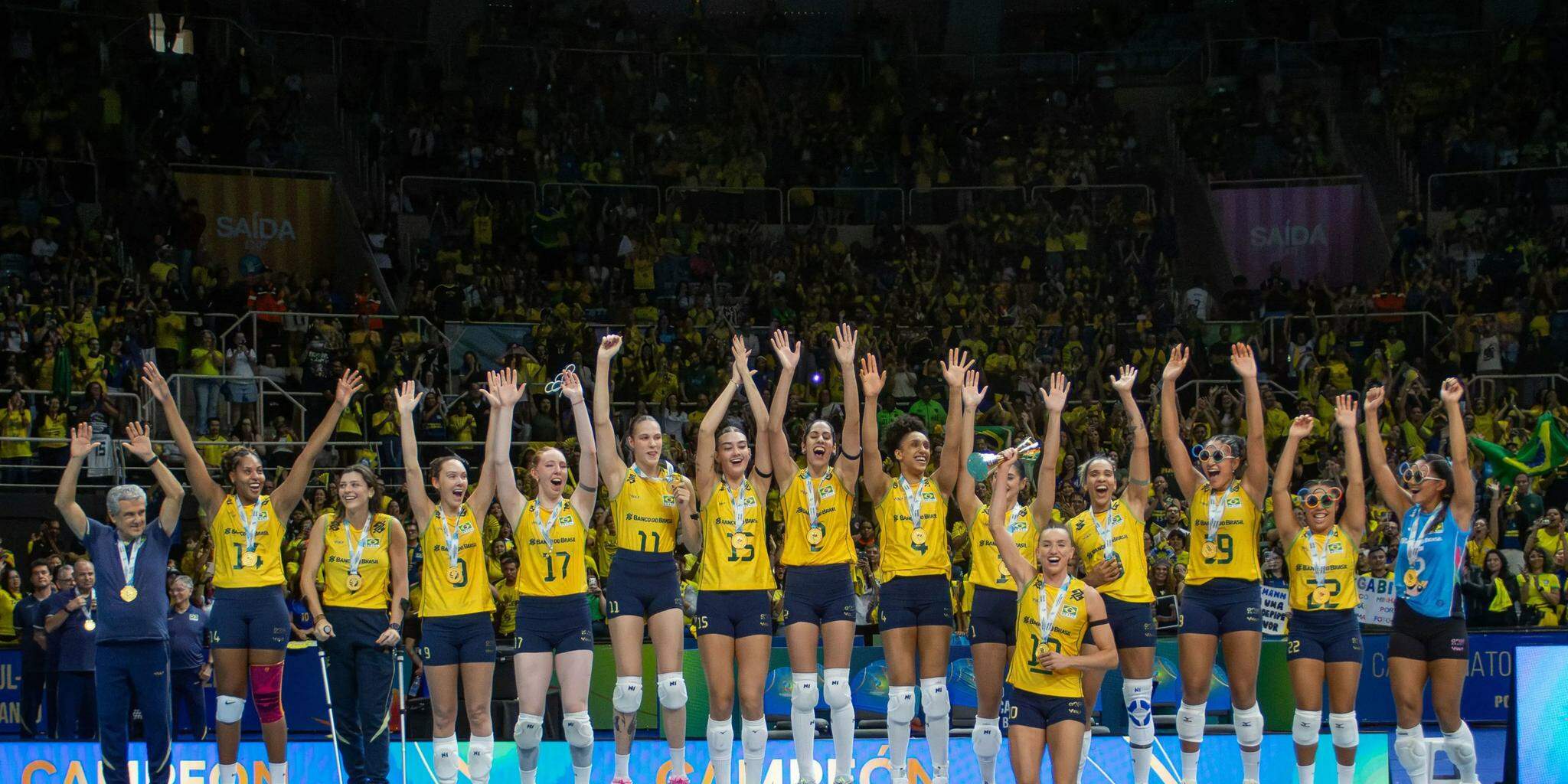 Brasil derrota a Argentina no Sul-Americano de Vôlei e garante vaga em Los Angeles 2028