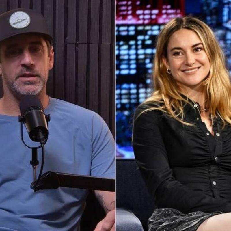 Aaron Rodgers, do Green Bay Packers, fez revelações sobre seu relacionamento com a atriz Shailene Woodley