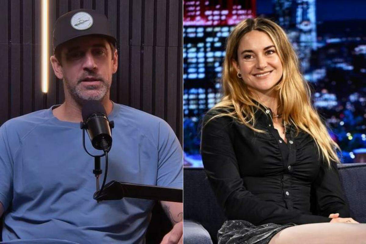 Aaron Rodgers, do Green Bay Packers, fez revelações sobre seu relacionamento com a atriz Shailene Woodley