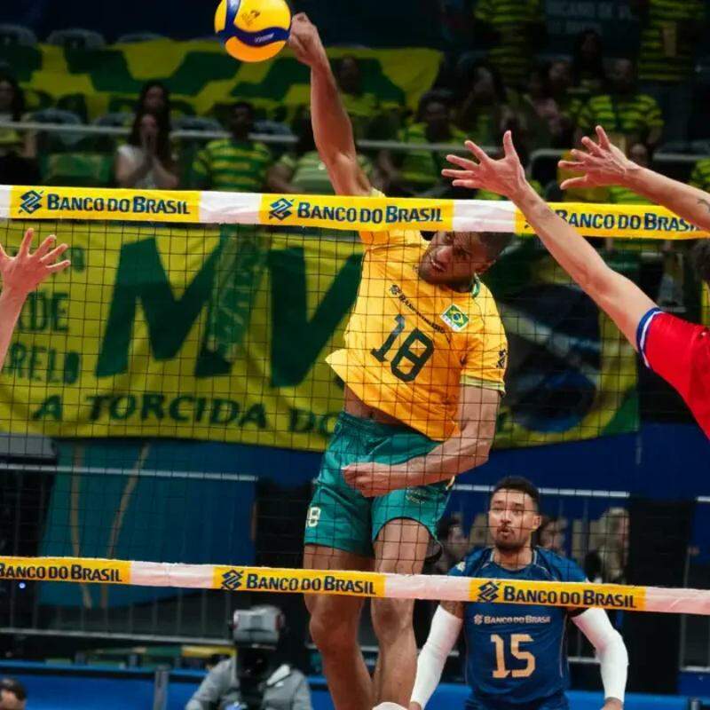 Brasil vence Chile na estreia pelo Sul-Americano de vôlei masculino