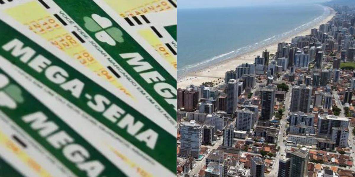 Aposta de Praia Grande acertou cinco das seis dezenas na Mega-Sena na noite desta terça-feira (15)