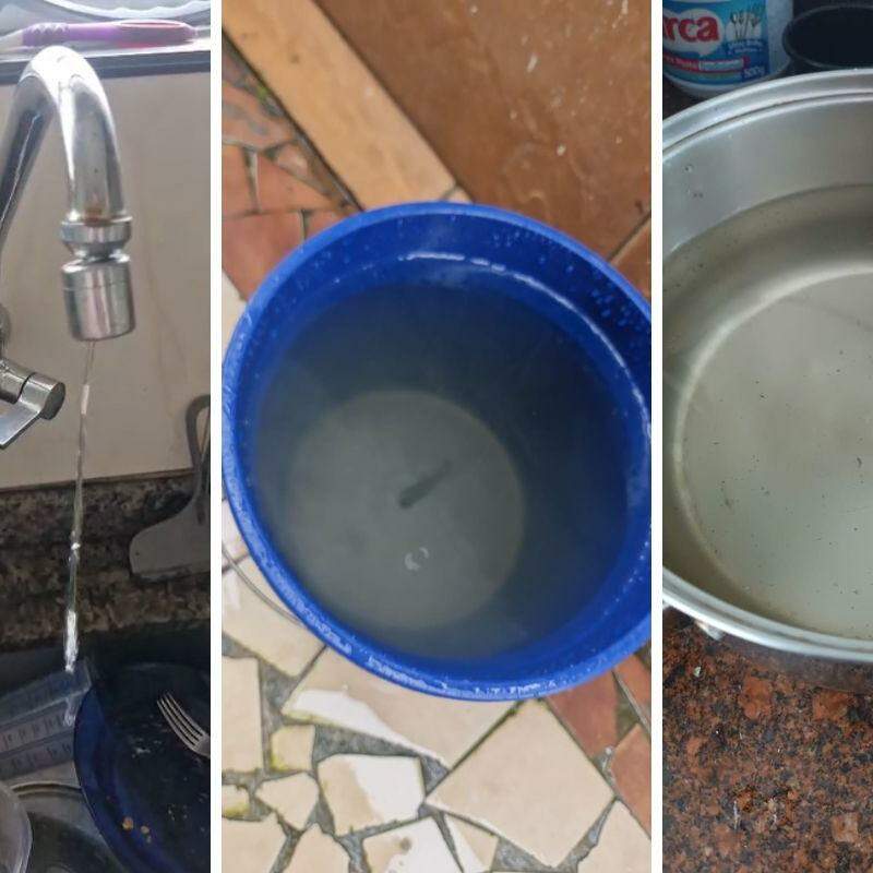Reabastecimento de água em Santos tem oscilado em algumas casas e líquido tem retornado com aparência amarelada
