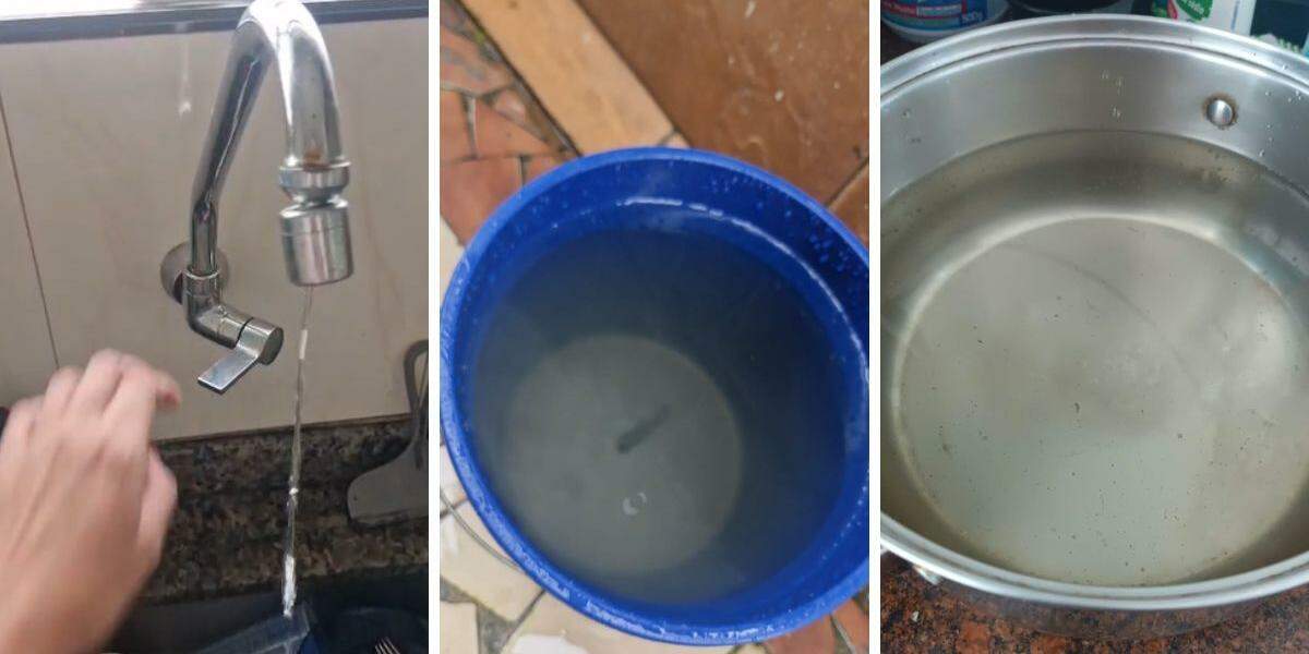 Reabastecimento de água em Santos tem oscilado em algumas casas e líquido tem retornado com aparência amarelada