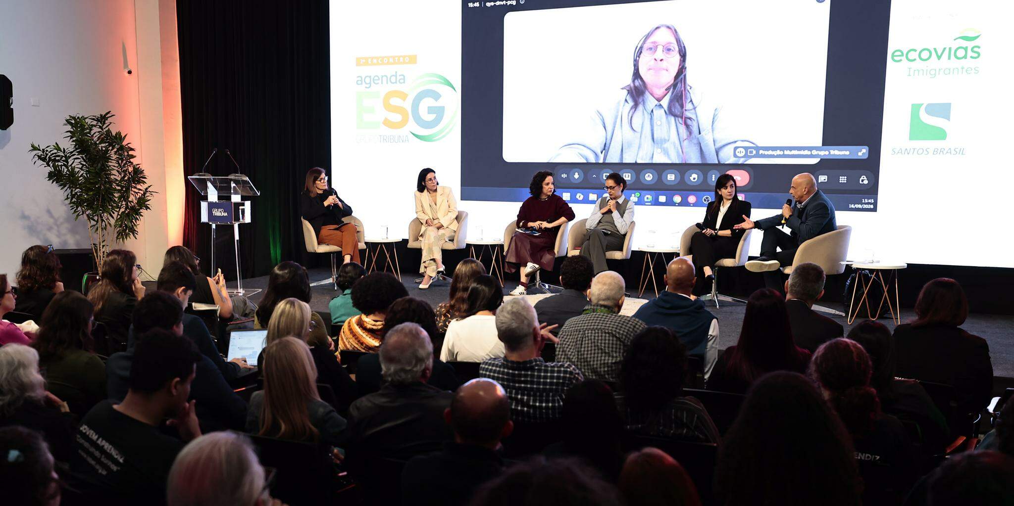 O debate, realizado no Grupo Tribuna, aconteceu nesta quarta-feira (16) pelo projeto Agenda ESG
