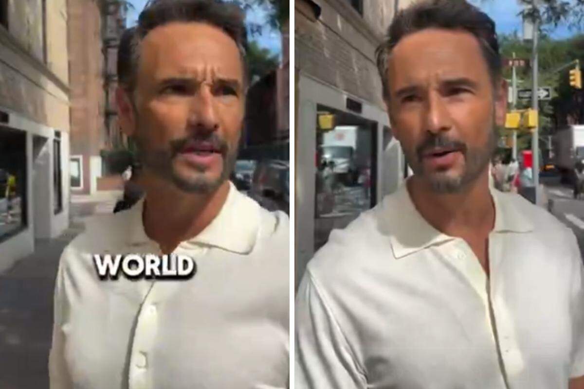 Rodrigo Santoro é abordado por influenciador que não o reconhece