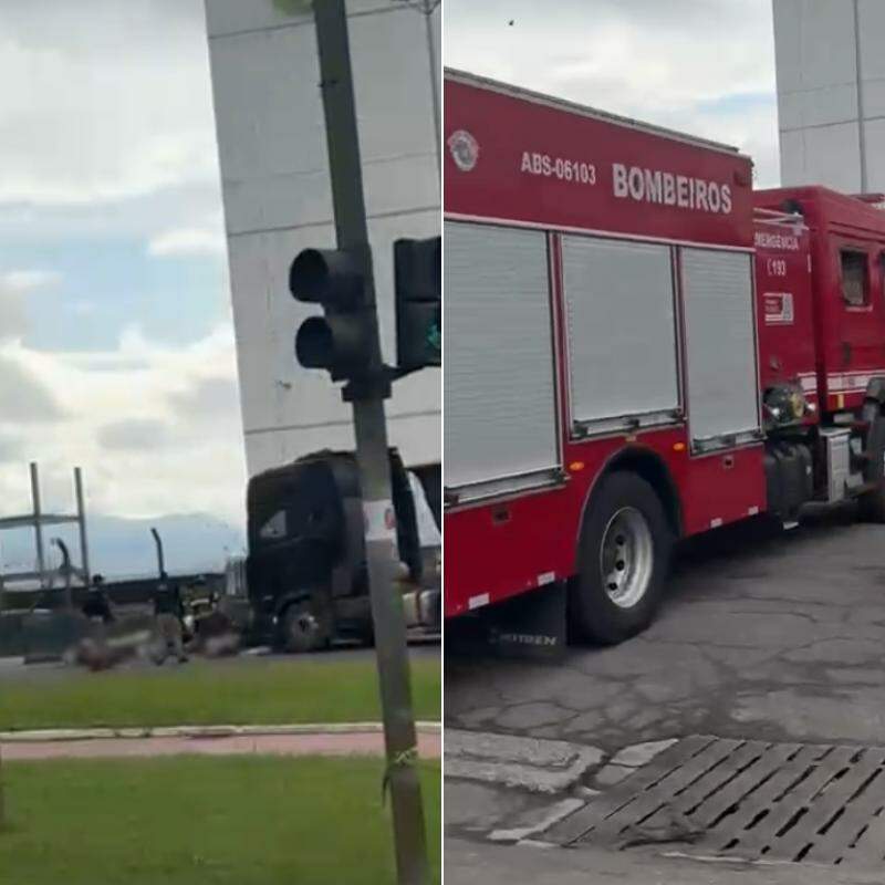 Acidente ocorreu na manhã desta quarta-feira (16), em Santos