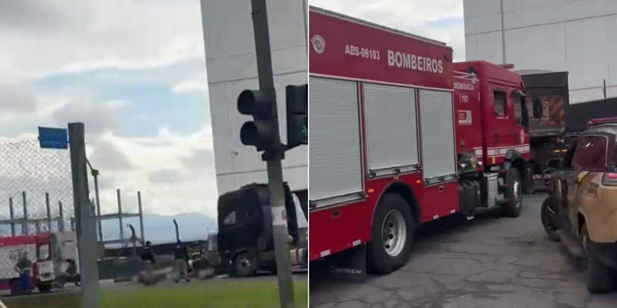 Acidente ocorreu na manhã desta quarta-feira (16), em Santos