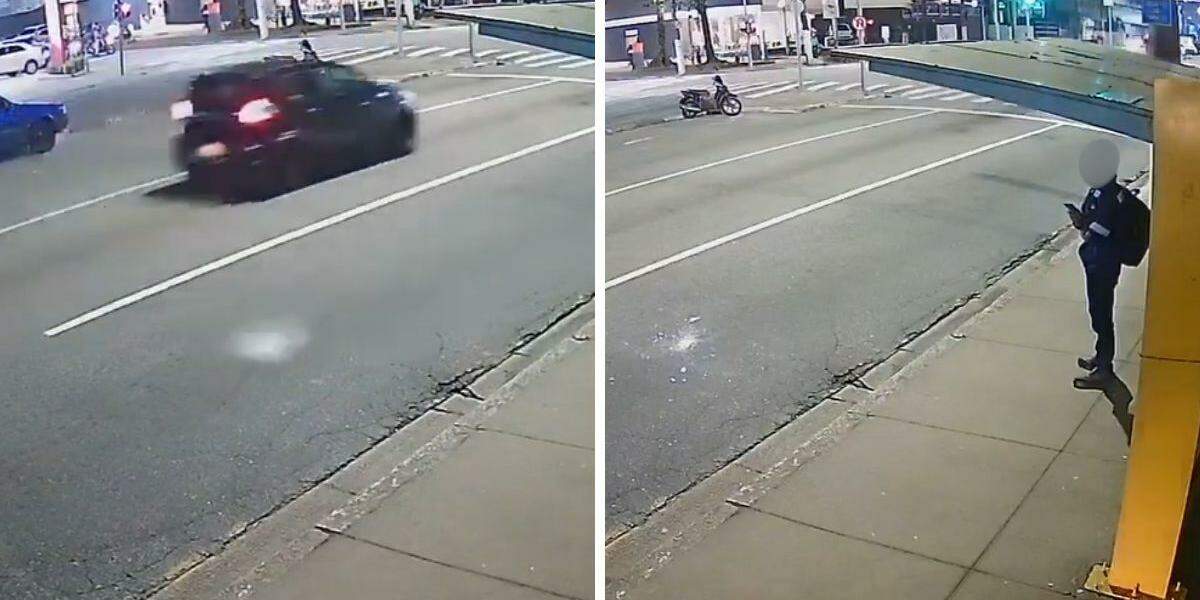 Garrafa foi atirada de janela de imóvel localizada na Avenida Presidente Wilson