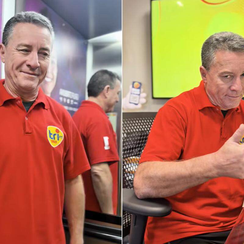 Roque Vieira mostrou como é a voz de um locutor fora dos microfones