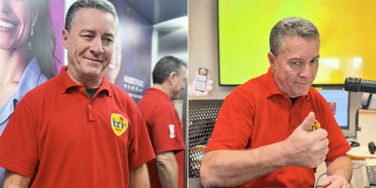 Roque Vieira mostrou como é a voz de um locutor fora dos microfones